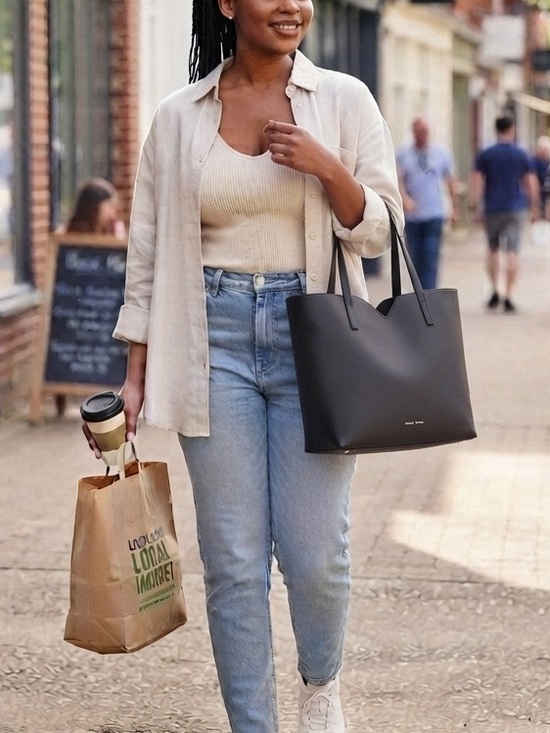 Dixie Wood Handbags - Pixie Mood Alicia Mini Tote Bag Vegan Leather with Detachable Inner Pouch